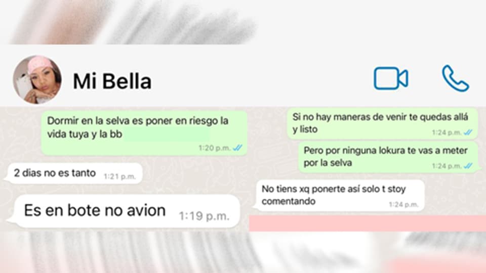 Edwel Chirinos le pidió a su esposa no hacer la travesía por la selva de Darién entre Panamá y Colombia.