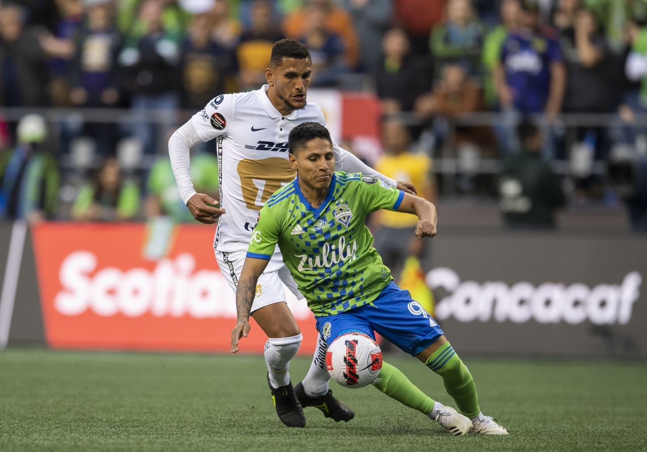 Seattle Sounders fue ampliamente superior a Pumas y se impuso con un doblete de Raúl Ruidíaz y otro tanto de Nicolás Lodeiro.
