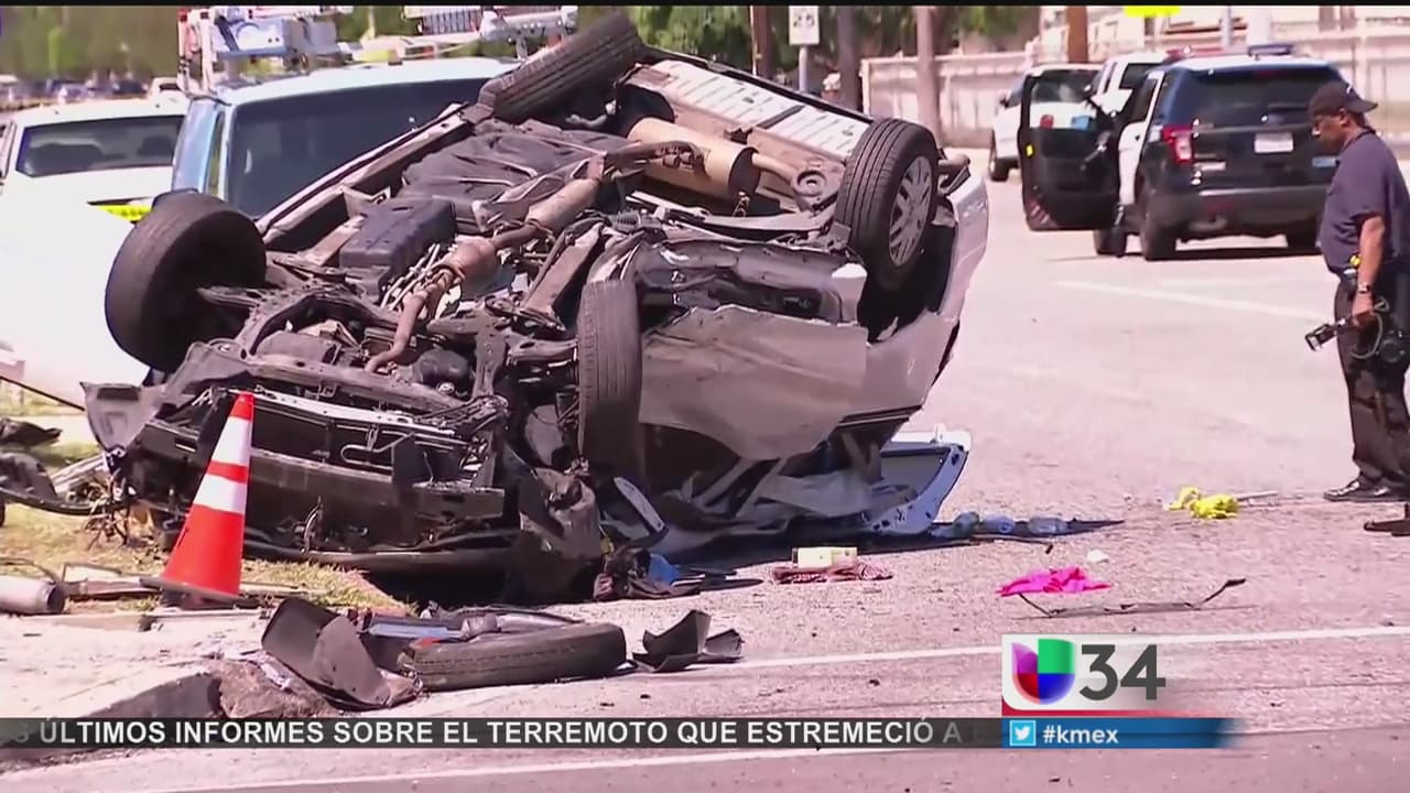 Aparatoso accidente cobró la vida de un padre de familia en el sur de California