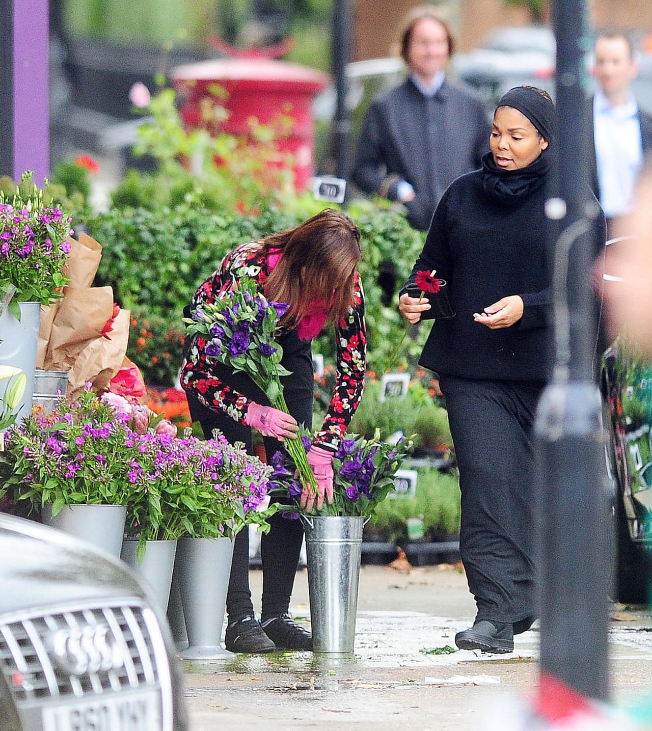 Janet visitó una florería.