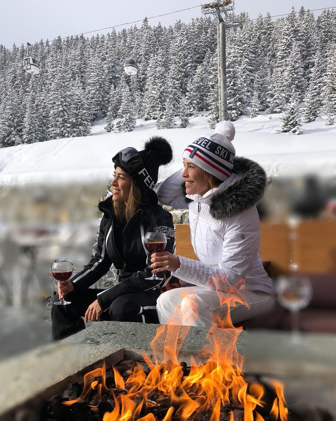 Así vivió Karla una tarde entre hermanas en los Alpes franceses en el año 2017.