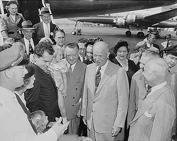 Eisenhower y Nixon en 1952.