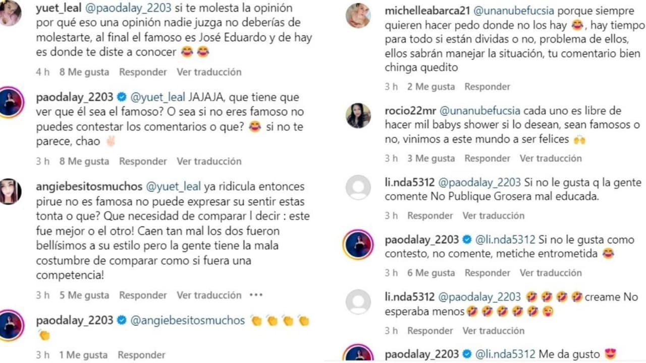 Novia de José Eduardo responde a críticas.