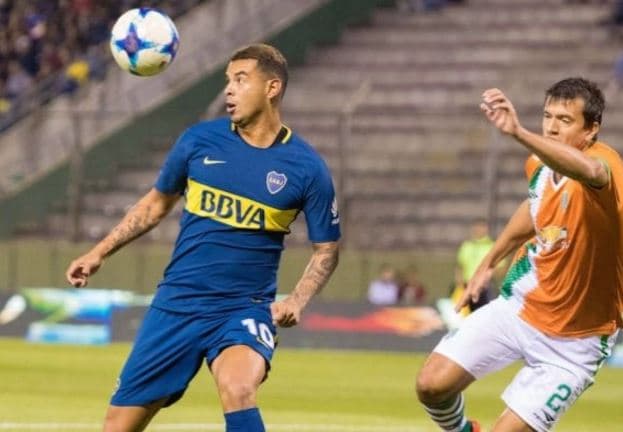 Su segundo gol de la pretemporada lo macó aante Banfield. Un golazo al estilo Cardona. Bombazo de larga distancia para el 1-1 que forzó los penales en donde Boca ganaría.