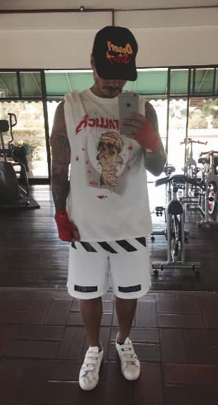 Balvin con frecuencia comparte fotos desde su gym de confianza.
