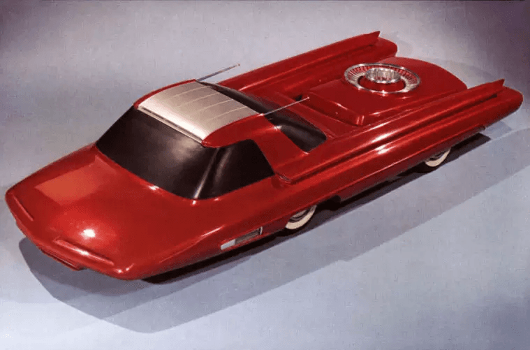 <h3 class="cms-h3-H3"><b>Ford Nucleón 1958</b></h3>
<br>
<br>En los años 50, el equipo de diseño de Ford experimentó mucho con ideas para descifrar el aspecto de vehículos propulsados con métodos alternativos de energía. El Ford Nucleon es como imaginaron luciría un vehículo propulsado por energía nuclear.