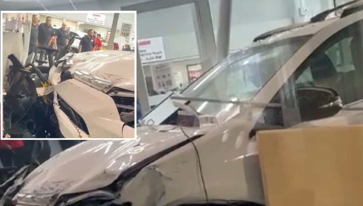 Acelera en vez de frenar y atropella de muerte a clienta de concesionario de autos en Mission Hills