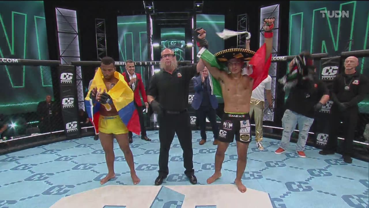 ¡Sumisión! Cristian 'Púas' Pérez se lleva la noche en Combate Global 