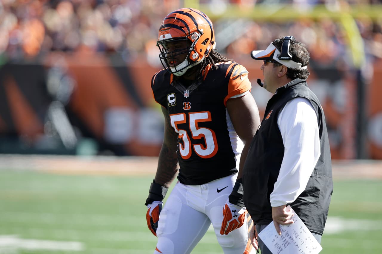 Marvin Lewis: Vontaze Burfict tiene "largo camino por recorrer" para rehabilitarse