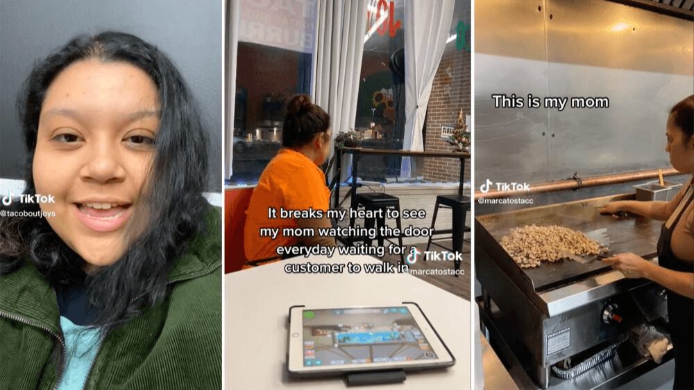 <b>TikTok al rescate de una taquería</b>
<br>Las redes sociales demostraron su fuerza los primeros días de diciembre. 
<a href="https://www.univision.com/local/chicago-wgbo/joven-illinois-desea-tiktok-mas-clientes-restaurante-tacos-madre-respuesta-sorprende" target="_blank">Una joven de Glenview hizo un video en TikTok</a> en el que lamentaba la falta de clientes en la taquería de su madre… sin sospechar que la respuesta los desbordaría.