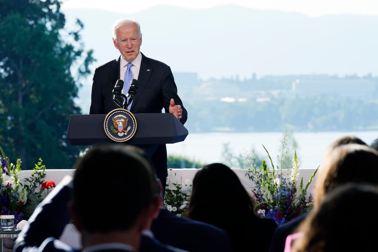 Cumbre en Ginebra: Biden dice que no tolerará violaciones a la soberanía de EEUU