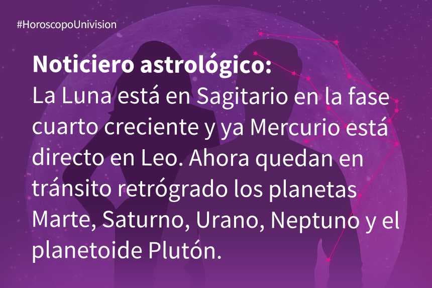 Horóscopo Leo 19 de agosto de 2018