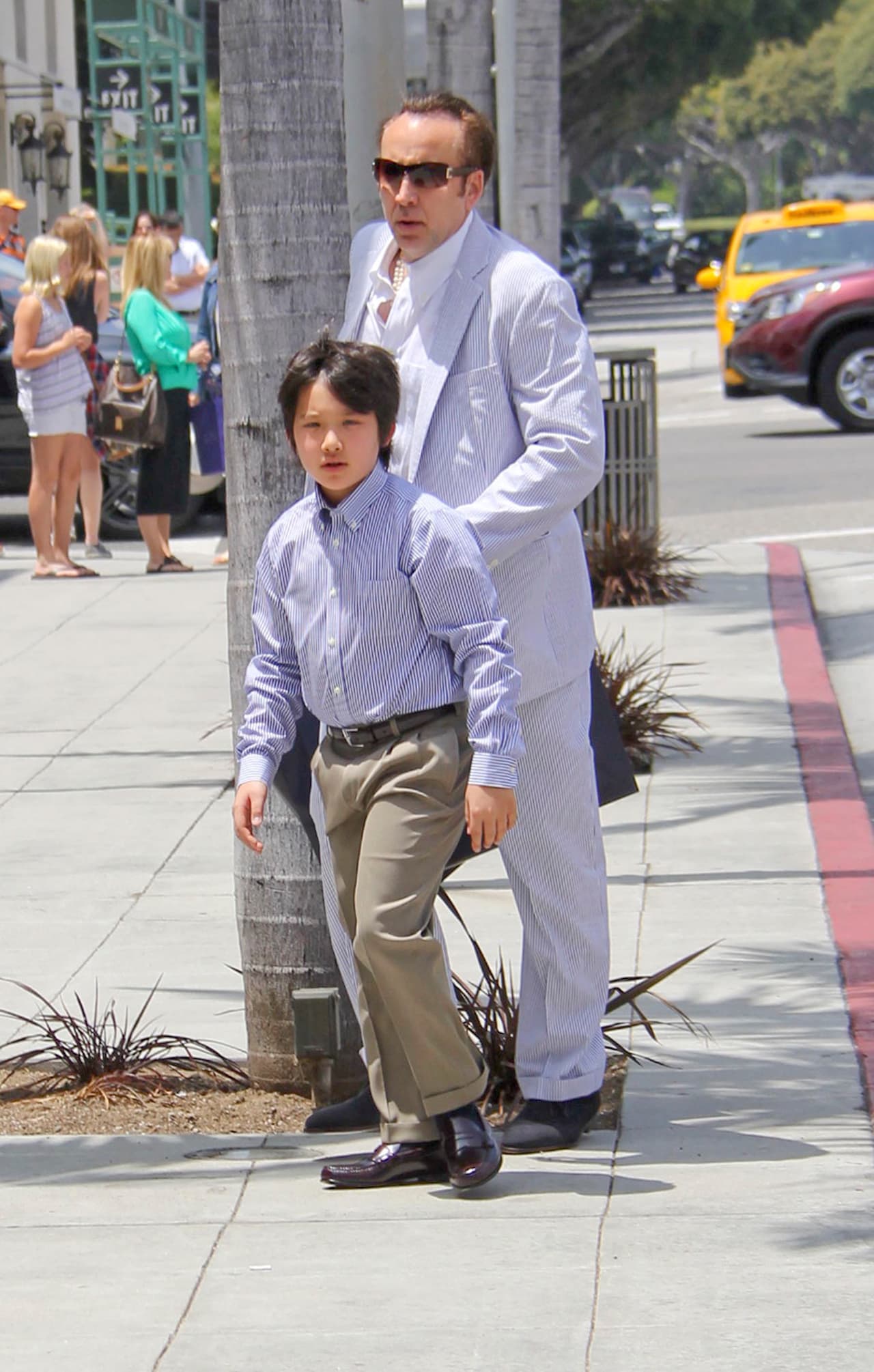 Kal-El también eligió un atuendo muy ‘cool’.