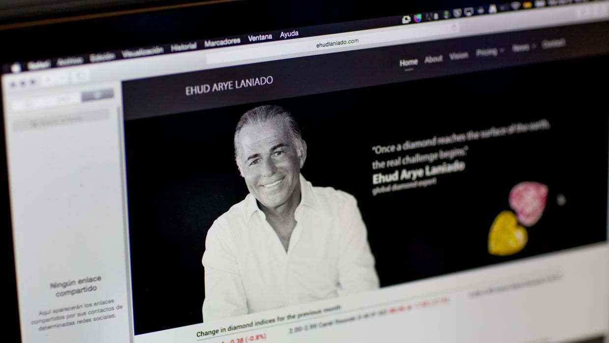Web page of diamond expert Ehud Erye Laniado