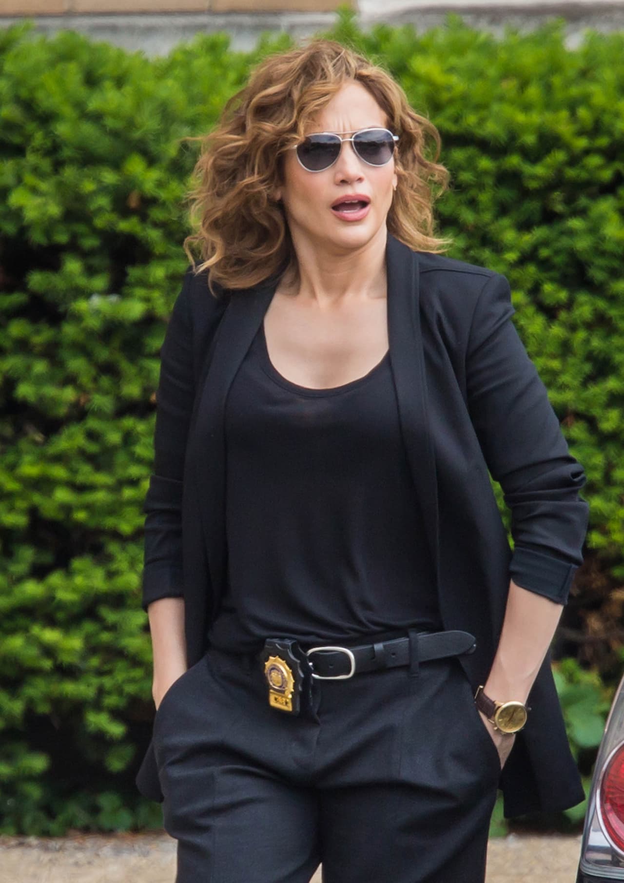 Y a veces se ponía de pie para dar un leva paseo y verificar que todo estuviera perfecto.