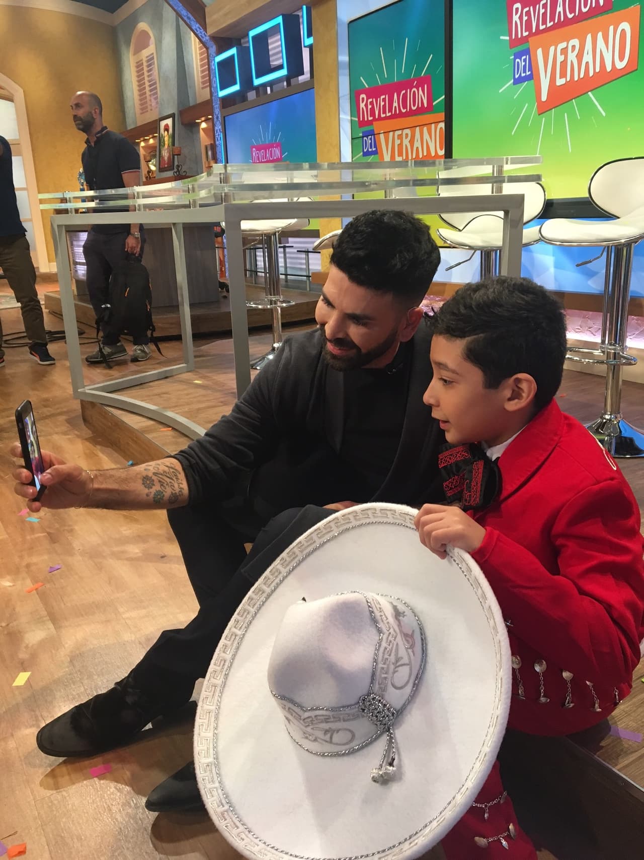 Jomari quedó enamorado del talento de Christo.