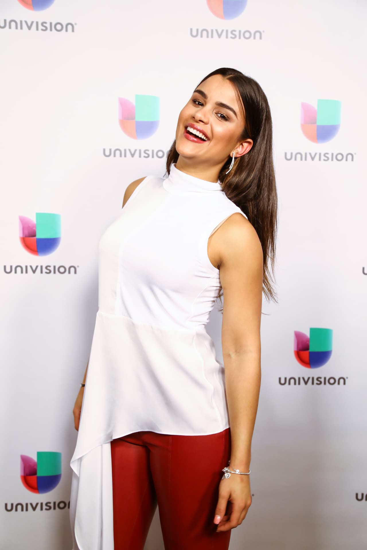 La conductora de El Gordo y La Flaca posó para las cámaras con la sonrisa que la caracteriza.