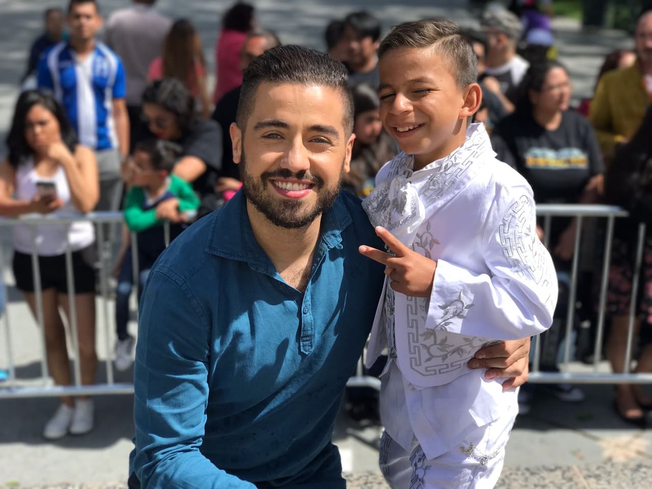 Marlon y Borja en San José.