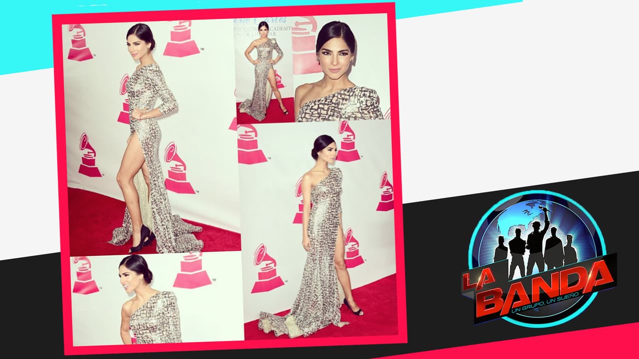 La conductora de La Banda no sólo brilló por su belleza sino por este espectacular vestido de Michael Costello.