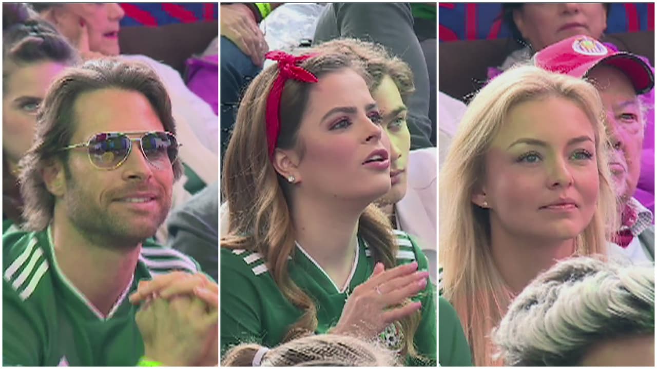 Con los nervios de punta: así vivieron estas celebridades el partido del Tri contra Brasil