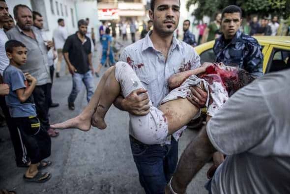 El alto porcentaje de personas con experiencias traumáticas tiene que ver con el pequeño tamaño de la franja. Fuente: ©Deutsche Welle