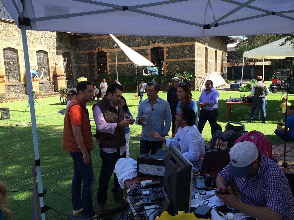 Backstage del programa de HOY.