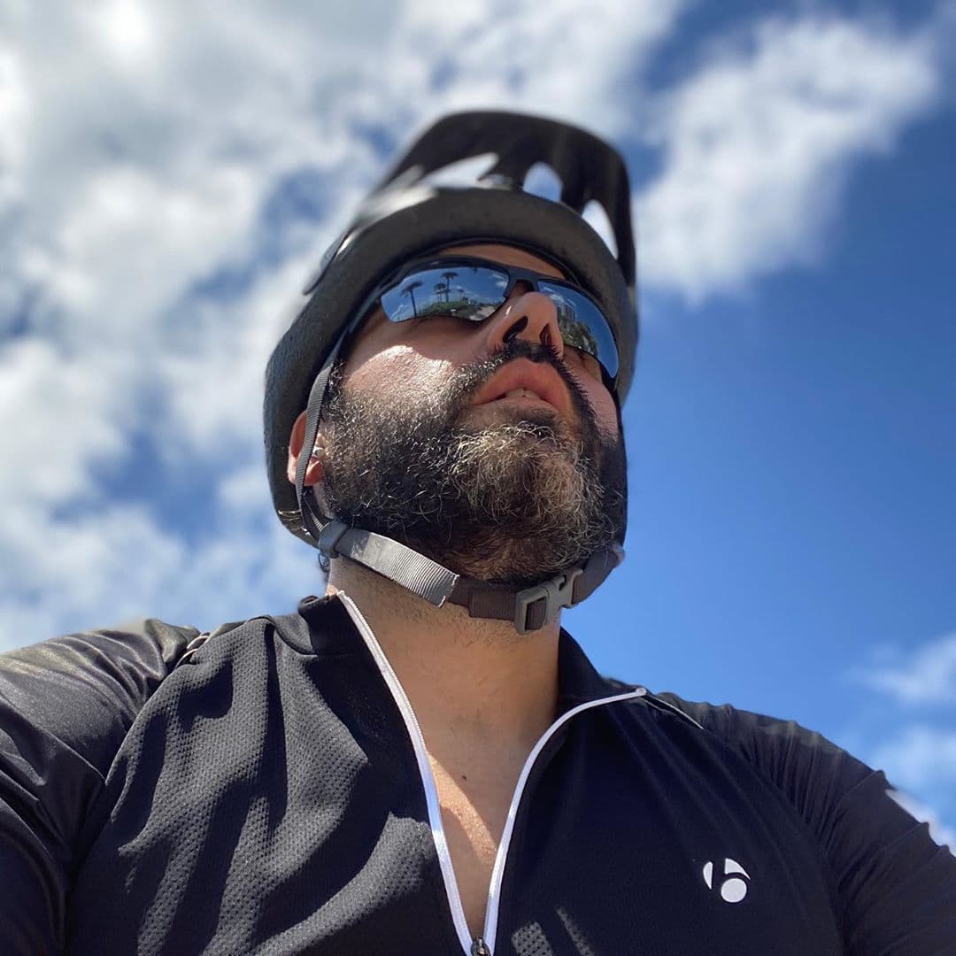 Esta semana, nuestro meteorólogo aprovechó el buen clima para salir por fin a pasear en bicicleta, algo que no había hecho en tres meses y que disfruta mucho.