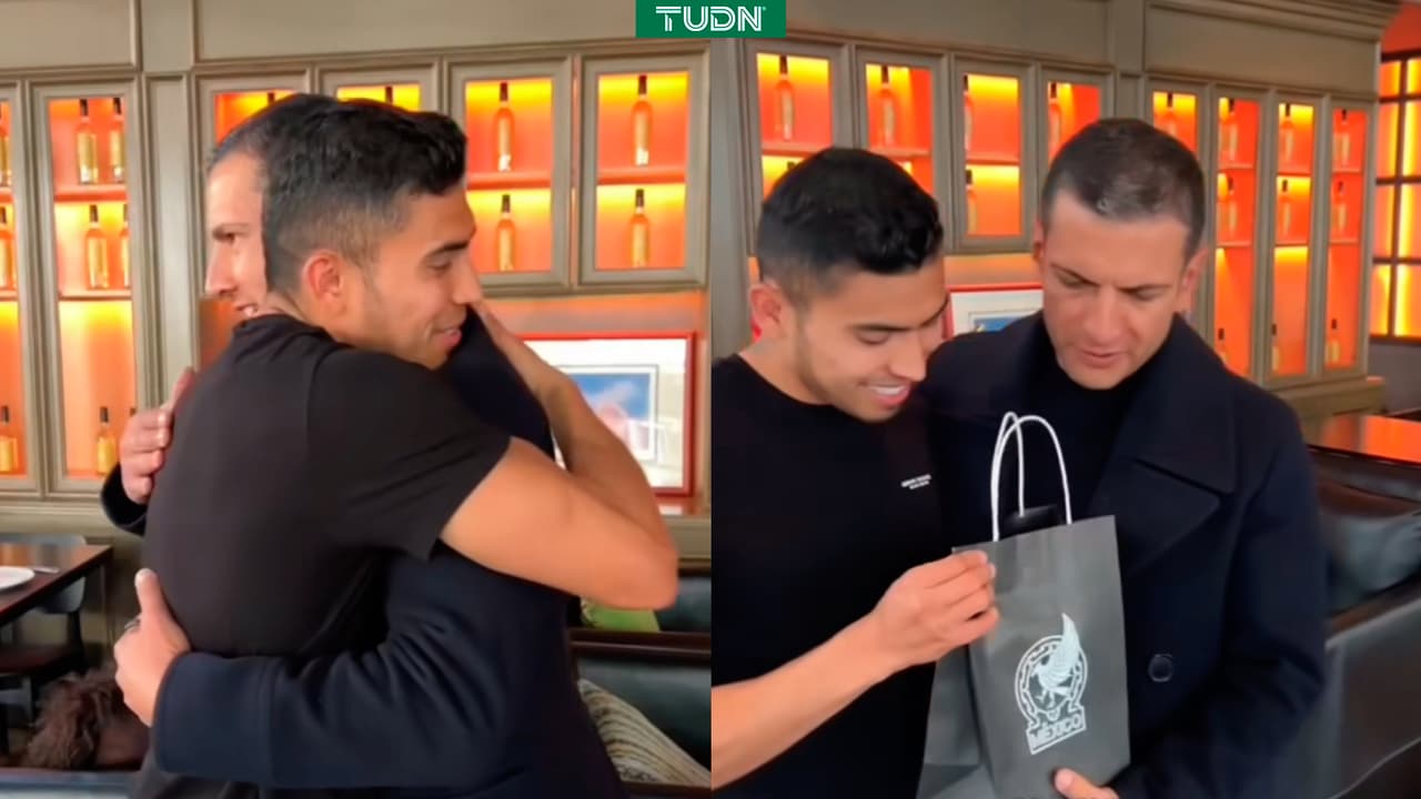 Jaime Lozano se reúne con Orbelín Pineda en penúltima parada en Europa