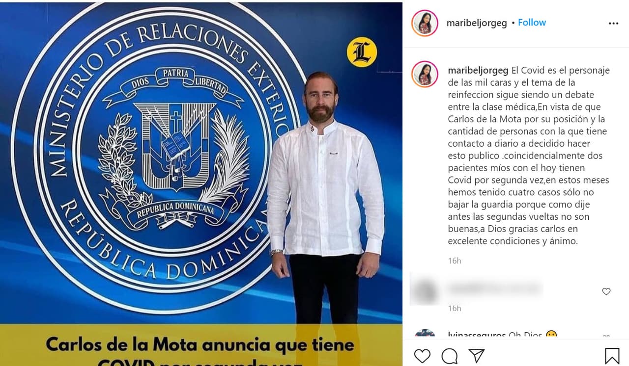 La especialista admitió en una publicación que hizo en Instagram que la reinfección de covid-19 en algunos pacientes "
<b><a href="https://www.instagram.com/p/CIUPHPrBCG6/" target="_blank">sigue siendo un debate</a></b> entre la clase médica".