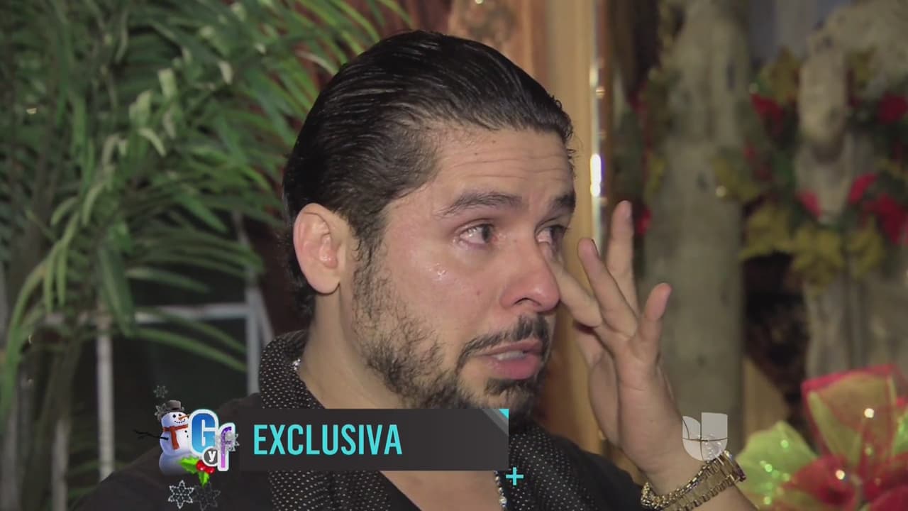 Durante la entrevista para El Gordo y La Flaca, el artista rompió en llanto al hablar de las carencias que vivirá en esta Navidad.