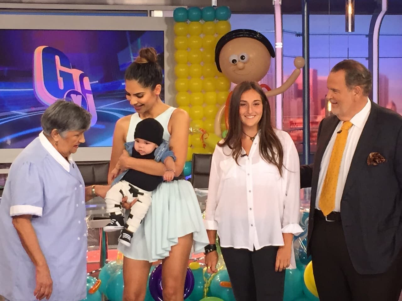 Martica llegó para cuidar al hijo de Alejandra Espinoza.