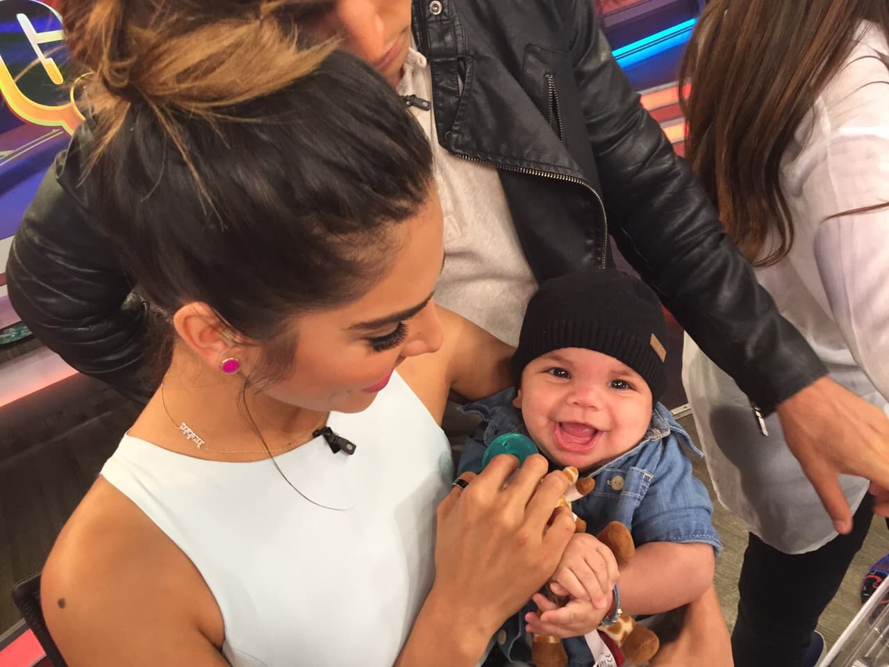 Miren esta sonrisita.