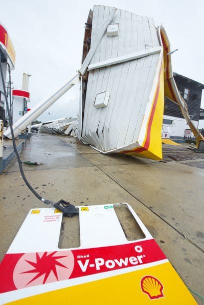 Pero el fenómeno retomó fuerza justo antes de tocar tierra en Nueva Escocia.