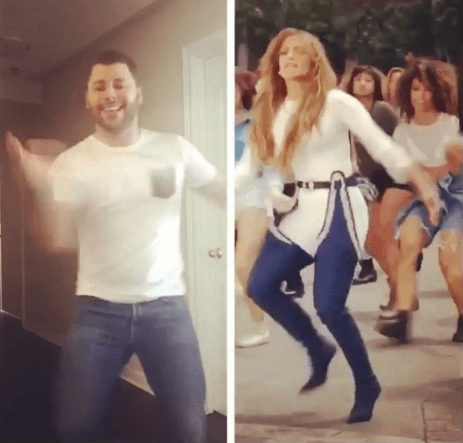 Este es uno de los videos que más ha circulado en las redes se trata de un chico que además de imitar súper bien la coreografía, se puso la ropa más semejante al look que luce la Diva del Bronx.
