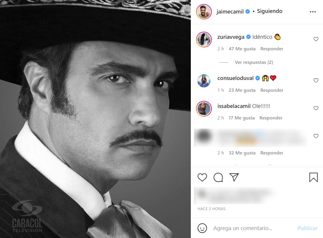 Camil señaló que interpretar a 'Chente' le "le provoca una 
<b><a href="https://www.univision.com/shows/el-gordo-y-la-flaca/vicente-fernandez-sindrome-guillain-barre-problemas-hermanos">especial carga emocional</a></b>", debido a la amistad que tiene con los hijos del cantante, Alejandro, Vicente y Gerardo.
<br>