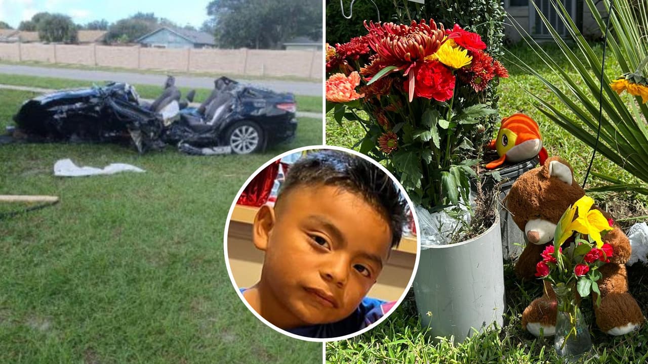 Niño hispano de 8 años muere y su mamá y hermano quedan heridos al ser chocados por un hombre que huía de la policía 