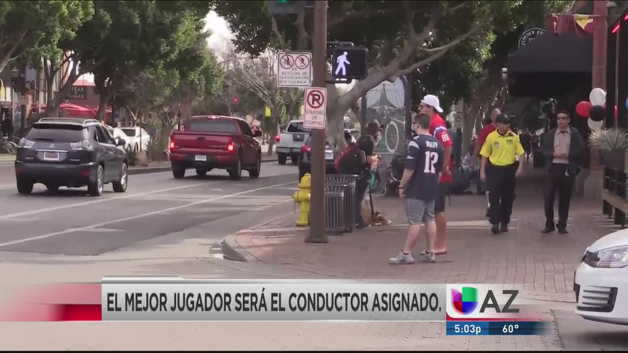 En esta fiesta del Super Bowl, es importante tener a algún conductor designado