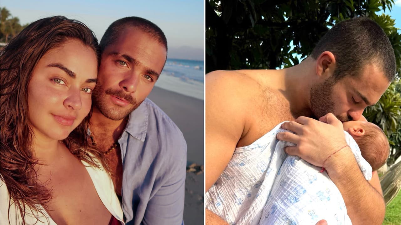 Carlos Said responde a críticas por foto bañando a su bebé y él sin camisa 