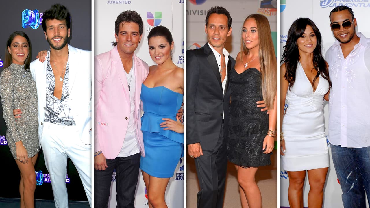 El amor ha estado en el aire durante 16 ediciones de Premios Juventud. Desgraciadamente, la historia de estas parejas de famosos no continuó. Aquí hacemos un repaso de su desfilar por la alfombra para corroborar lo bien que se veían juntos.