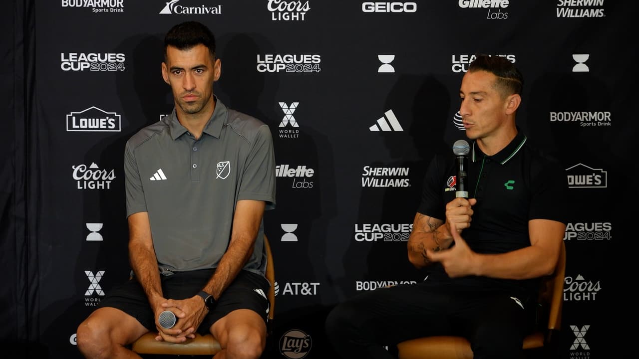 ¡Opción de ganar! Busquets y Guardado ven Leagues Cup como un revulsivo