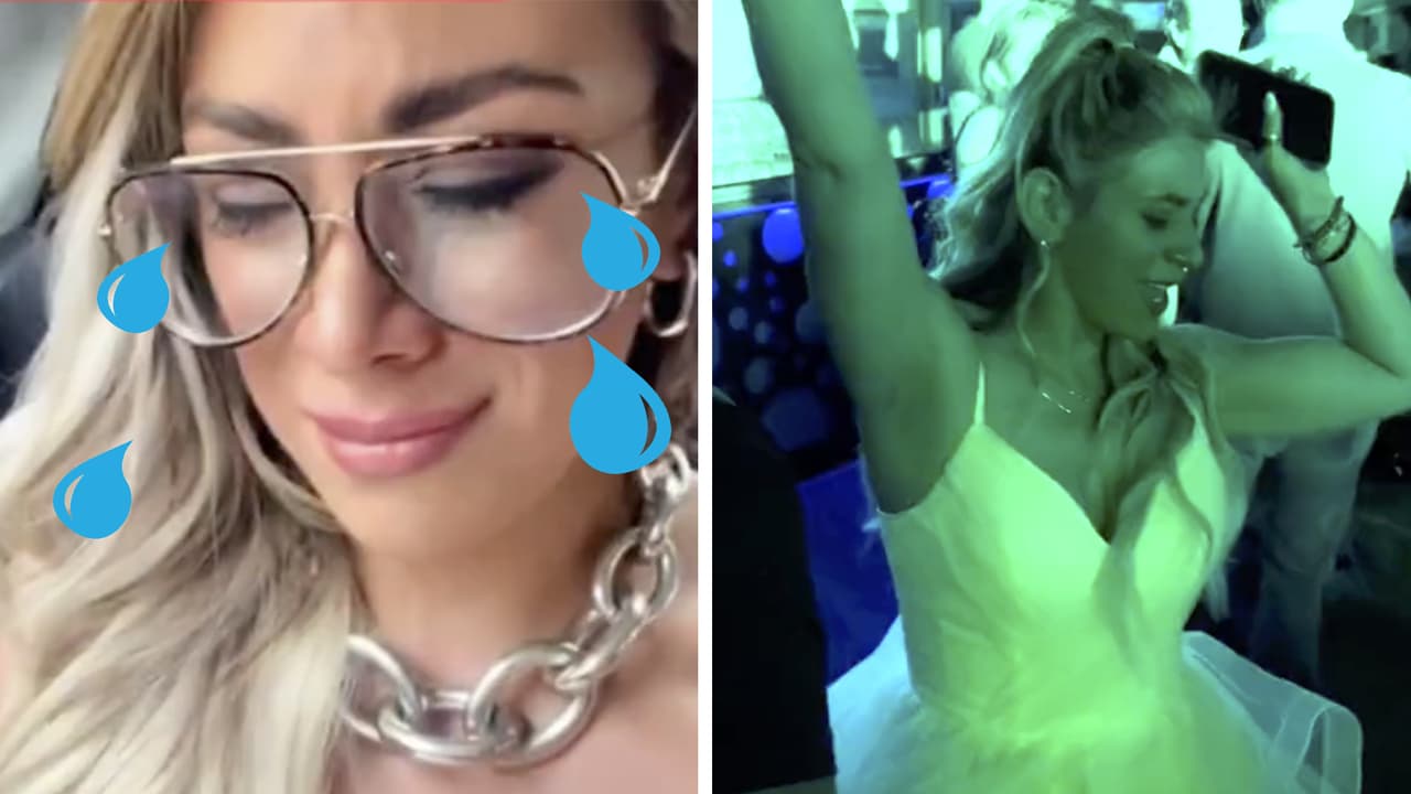 El novio le canceló la boda, pero ella se fue a celebrar con todo y vestido: video