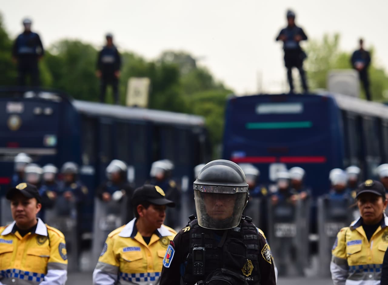 Elementos de la policía de México (Archivo)