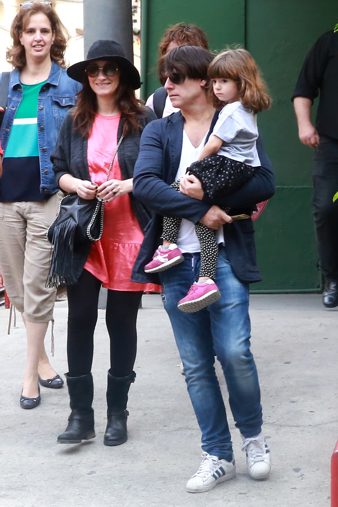 Laura Pausini y su familia viajaron a Río de Janeiro.