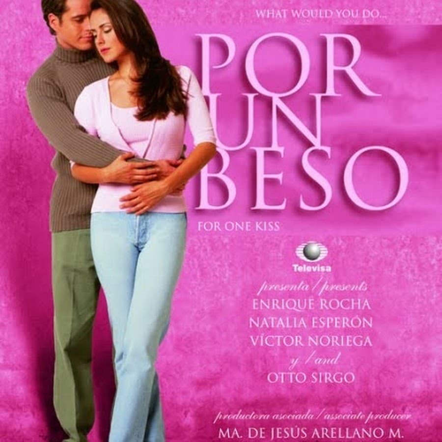 '
<b>Por un beso</b>' fue una telenovela que alcanzó los 99 capítulos en la televisión mexicana, y fue estelarizada por 
<b>Víctor Noriega</b> y 
<b>Natalia Esperón</b>, con las actuaciones antagónicas de 
<b><a href="http://www.univision.com/temas/enrique-rocha">Enrique Rocha</a></b> y 
<b>Marecedes Molto</b>. Se realizó en el año 2000.