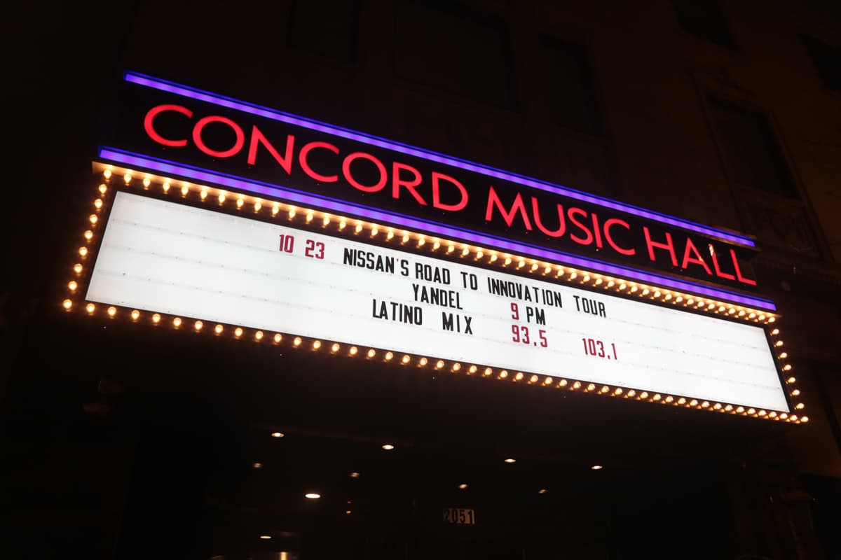 El cantante puertorriqueño Yandel llegó a Chicago en el Road to Innovation Tour de Nissan con lo mejor de su repertorio en un concierto privado en el Concord Music Hall.