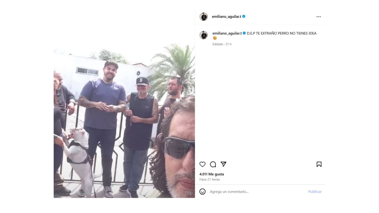 Emiliano no reveló la causa de muerte de su amigo.