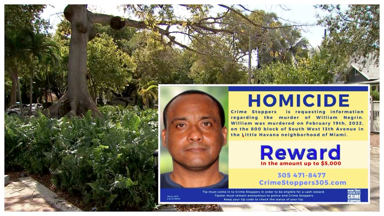 Ofrecen recompensa para dar con el asesino de un hombre en La Pequeña Habana