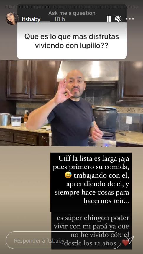 Reveló algunas de las cosas que disfruta viviendo con su papá, pues desde los 12 años no estaban bajo el mismo techo.
<br>