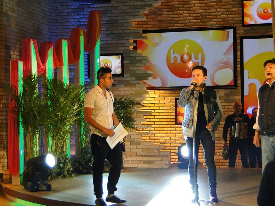 Fonseca en prueba de audio. (21 de agosto)