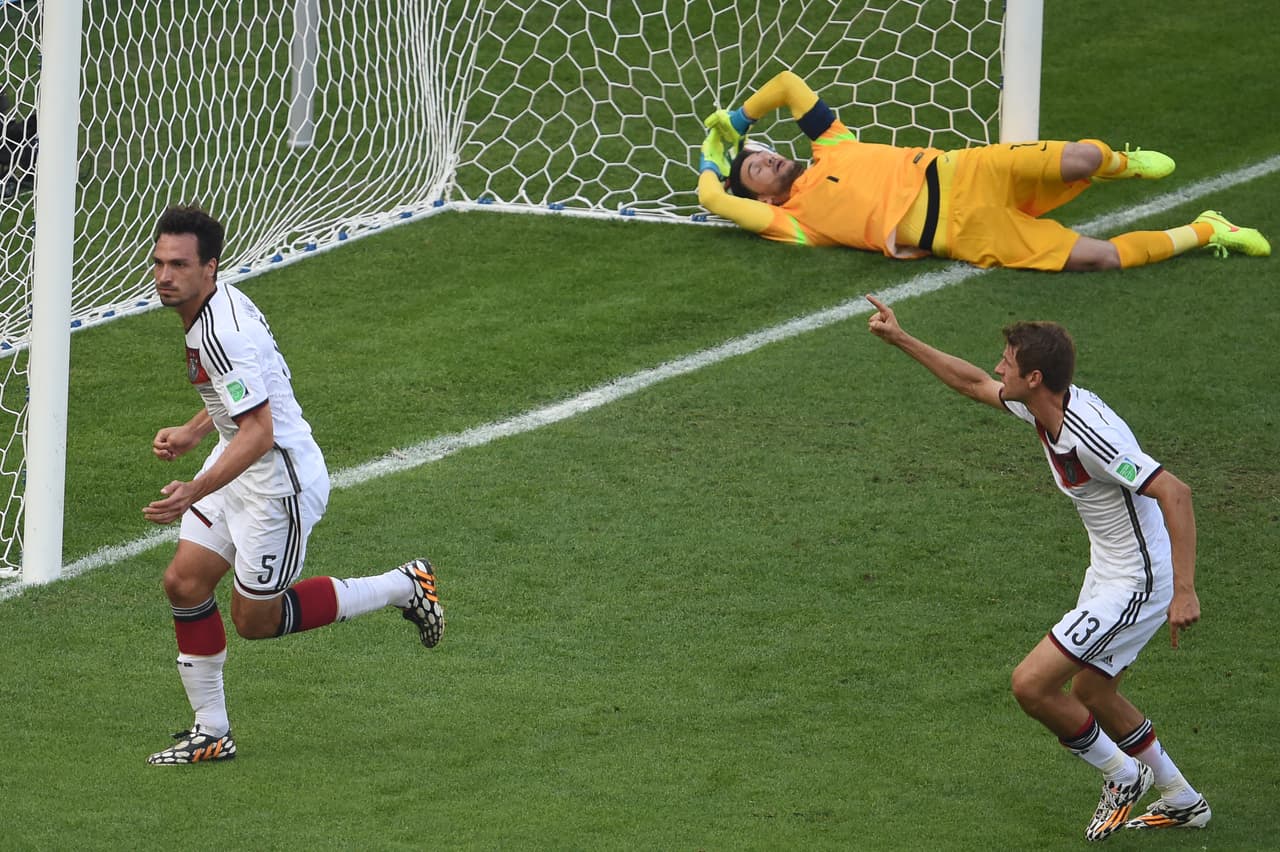 Matt Hummels, también presente contra México, fue el autor del gol del triunfo 1-0 contra Francia en los cuartos de final.